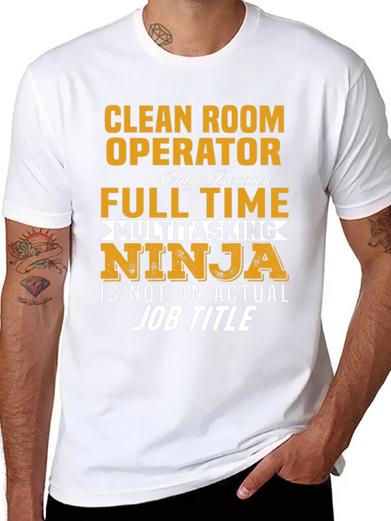 Clean Room Operator Full Time Ninja T-Shirt