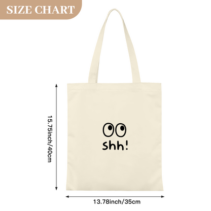 Black Cat Floral Book Canvas Tote | Literary Cat Girl Daily Commute Handbag