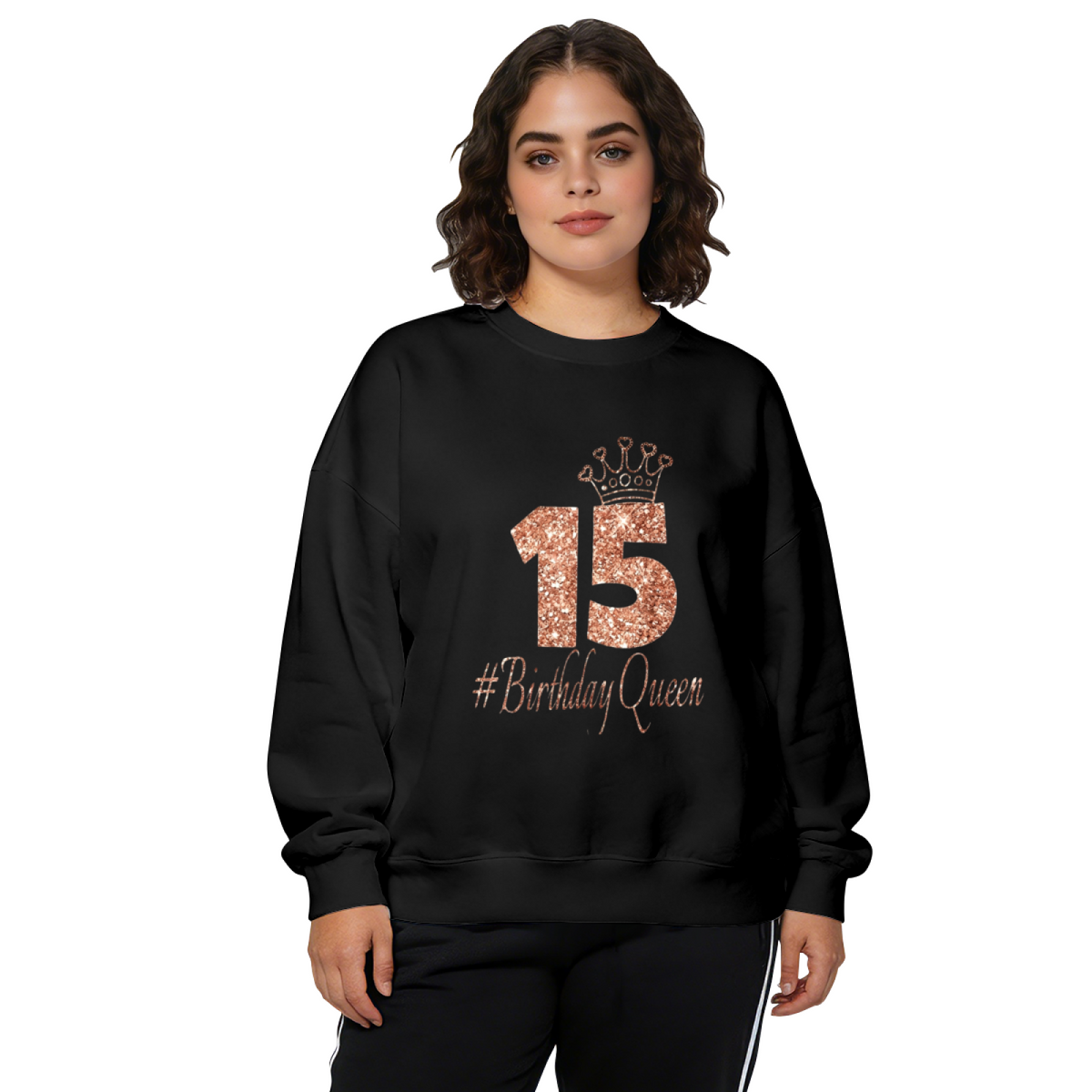 It's Giving Wifey Trendy Text Crewneck Sweatshirt | Viral Phrase Casual Pullover