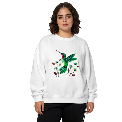 Fun Garfield Cartoon Character Print Black Crewneck Sweatshirt