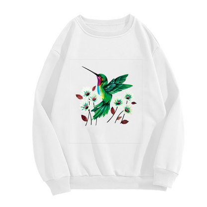 Fun Garfield Cartoon Character Print Black Crewneck Sweatshirt
