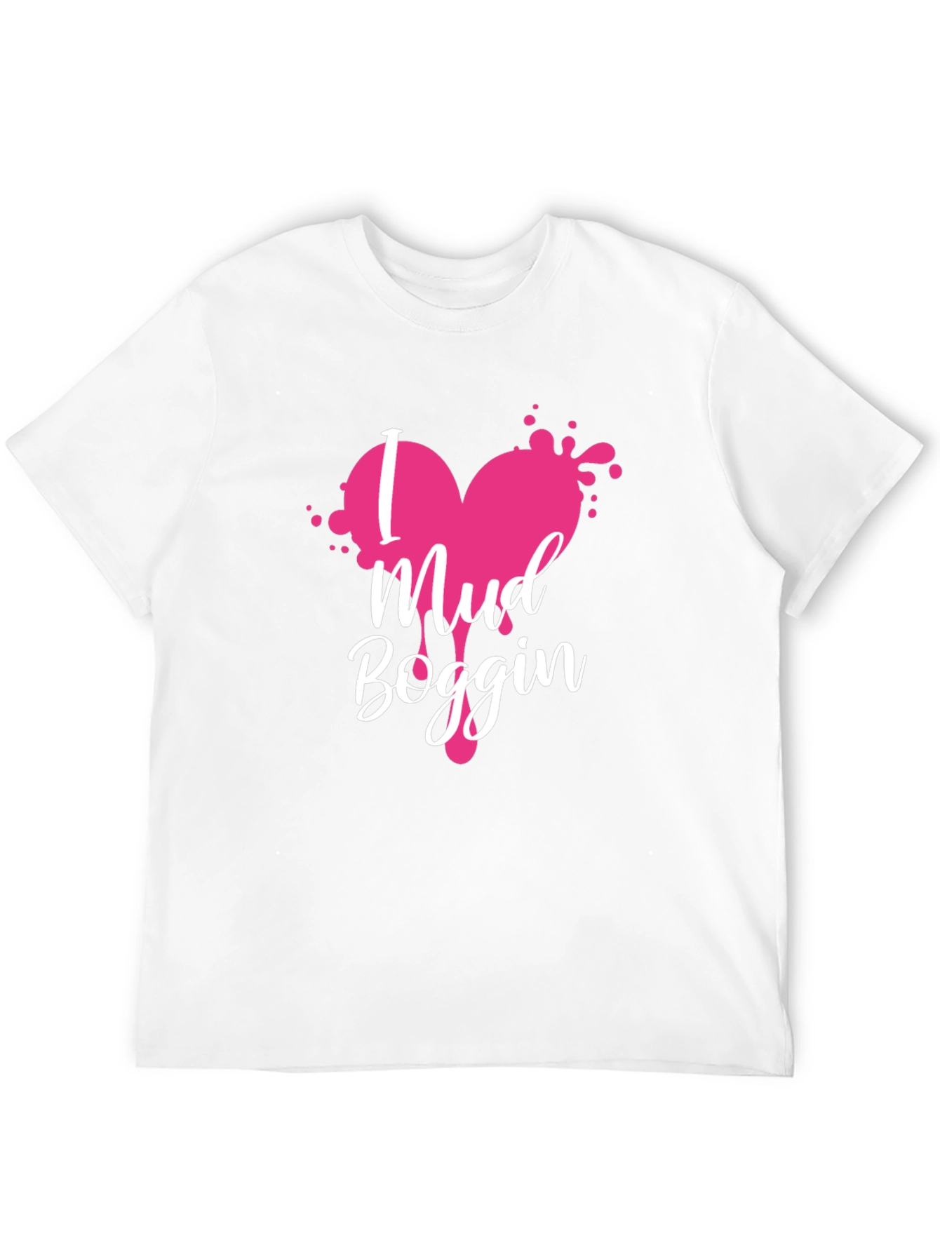 Mud Boggin Heart Graphic Tee - Black