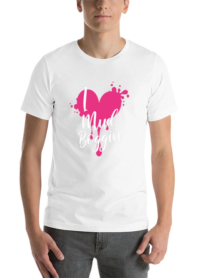 Mud Boggin Heart Graphic Tee - Black
