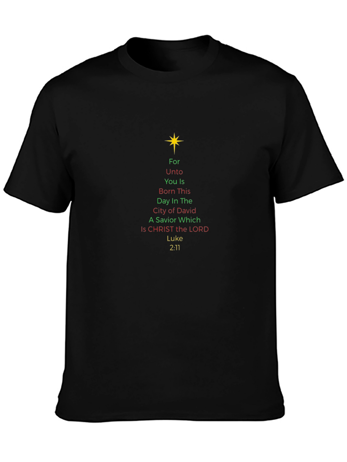 Christmas Savior T-Shirt - Luke 2:11 Holiday Tee