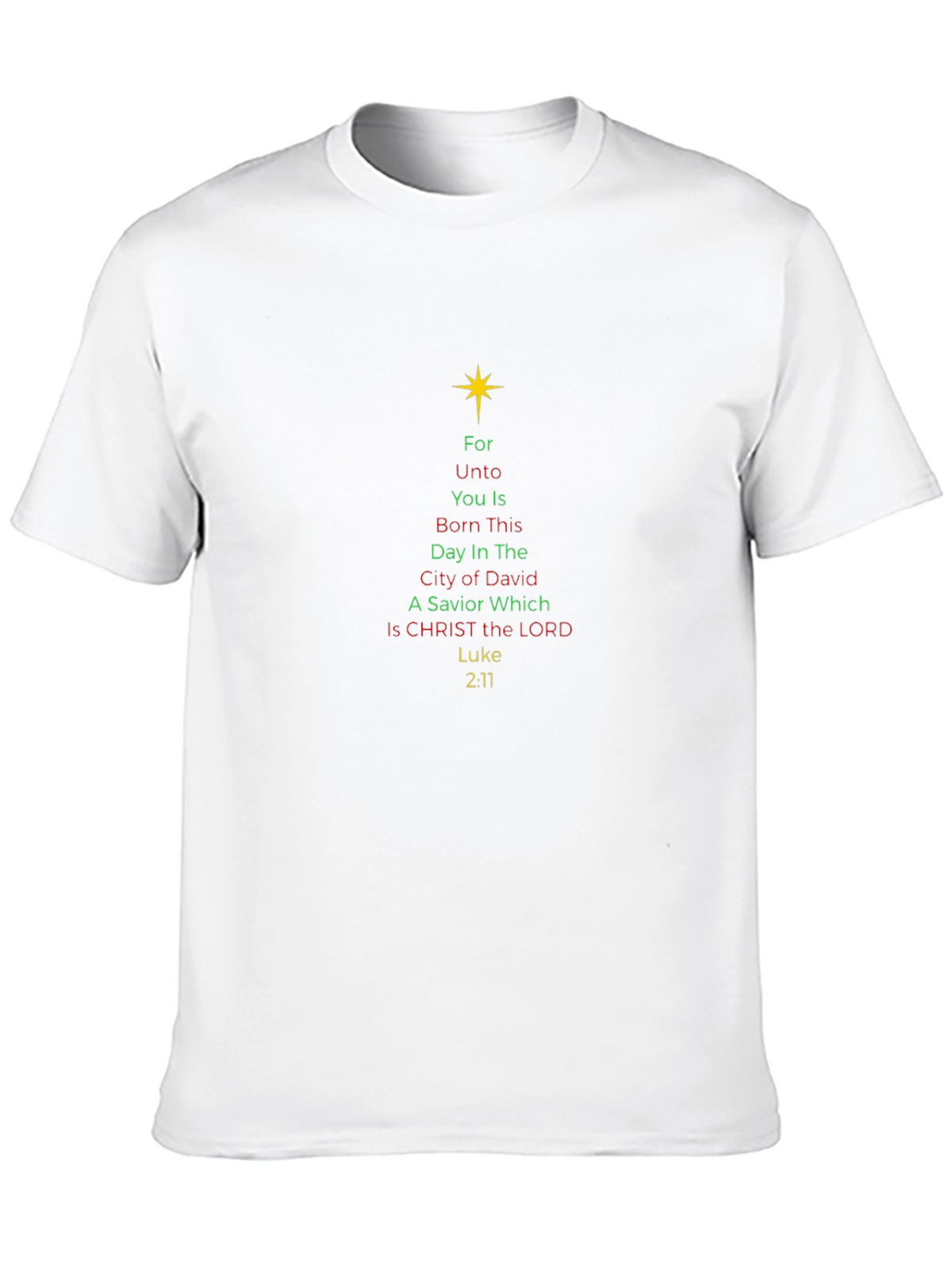 Christmas Savior T-Shirt - Luke 2:11 Holiday Tee