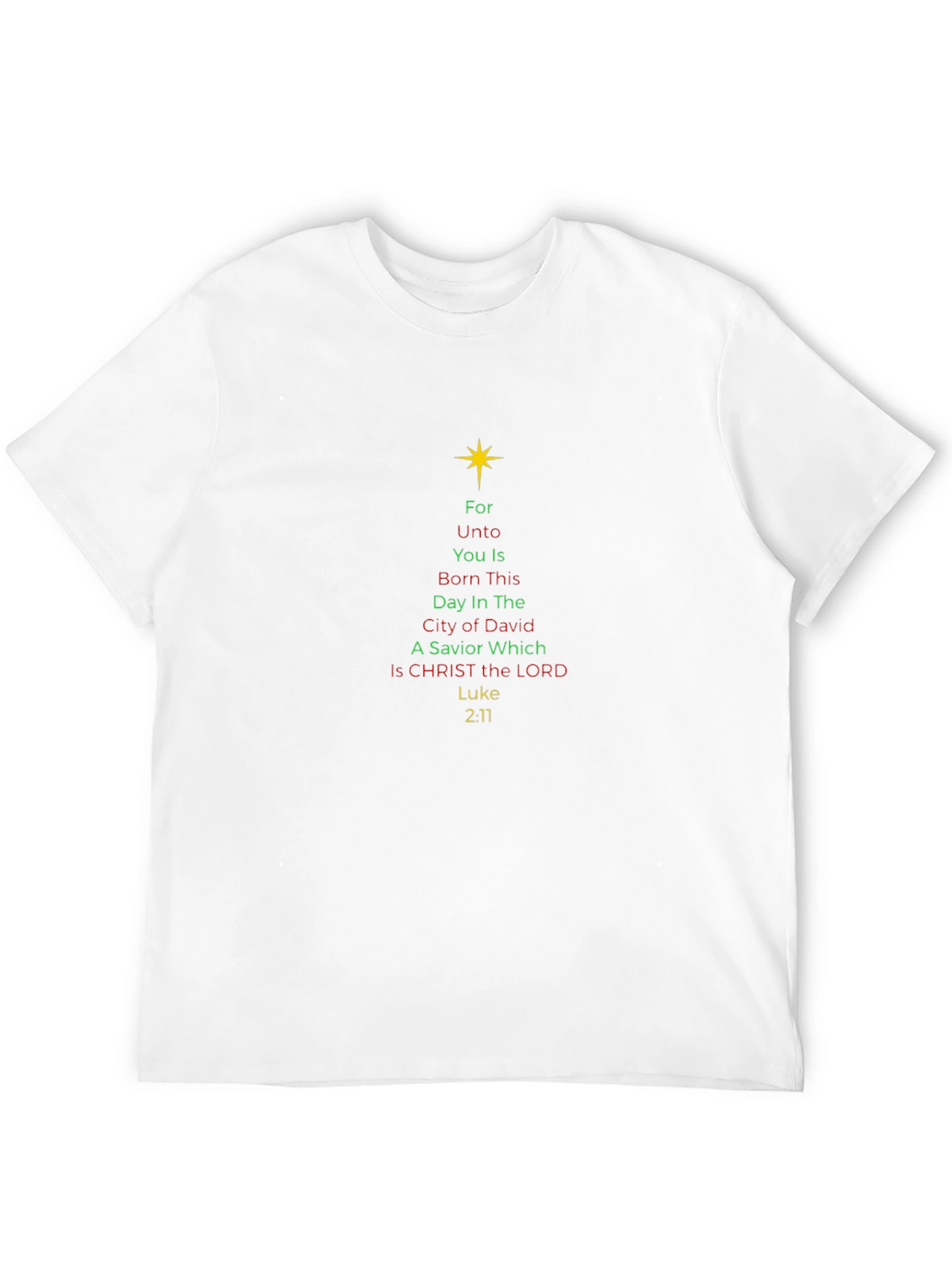Christmas Savior T-Shirt - Luke 2:11 Holiday Tee