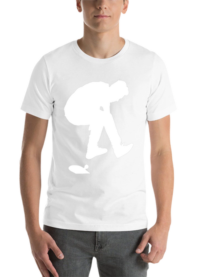 Skateboarder Graphic Tee - Black Cotton Casual Shirt