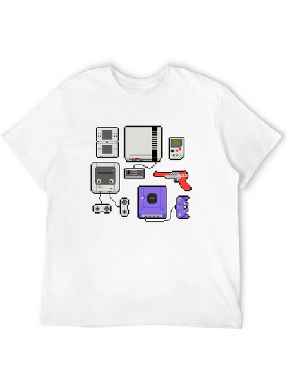 Retro Gamer T-Shirt - Pixel Console Design