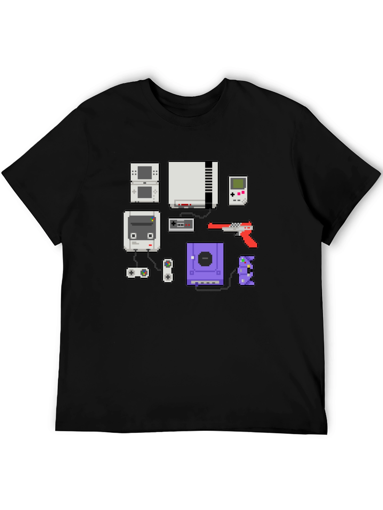 Retro Gamer T-Shirt - Pixel Console Design
