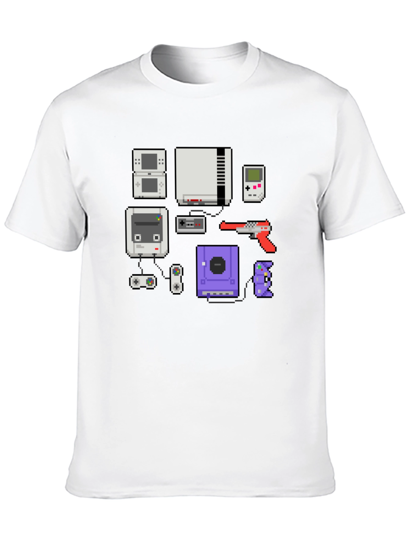 Retro Gamer T-Shirt - Pixel Console Design
