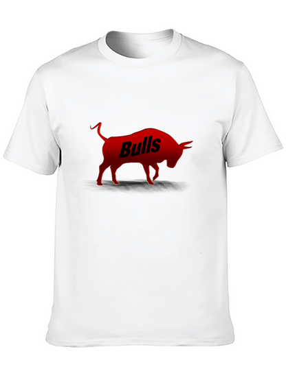 Bulls Graphic Tee - Stylish Cotton Shirt