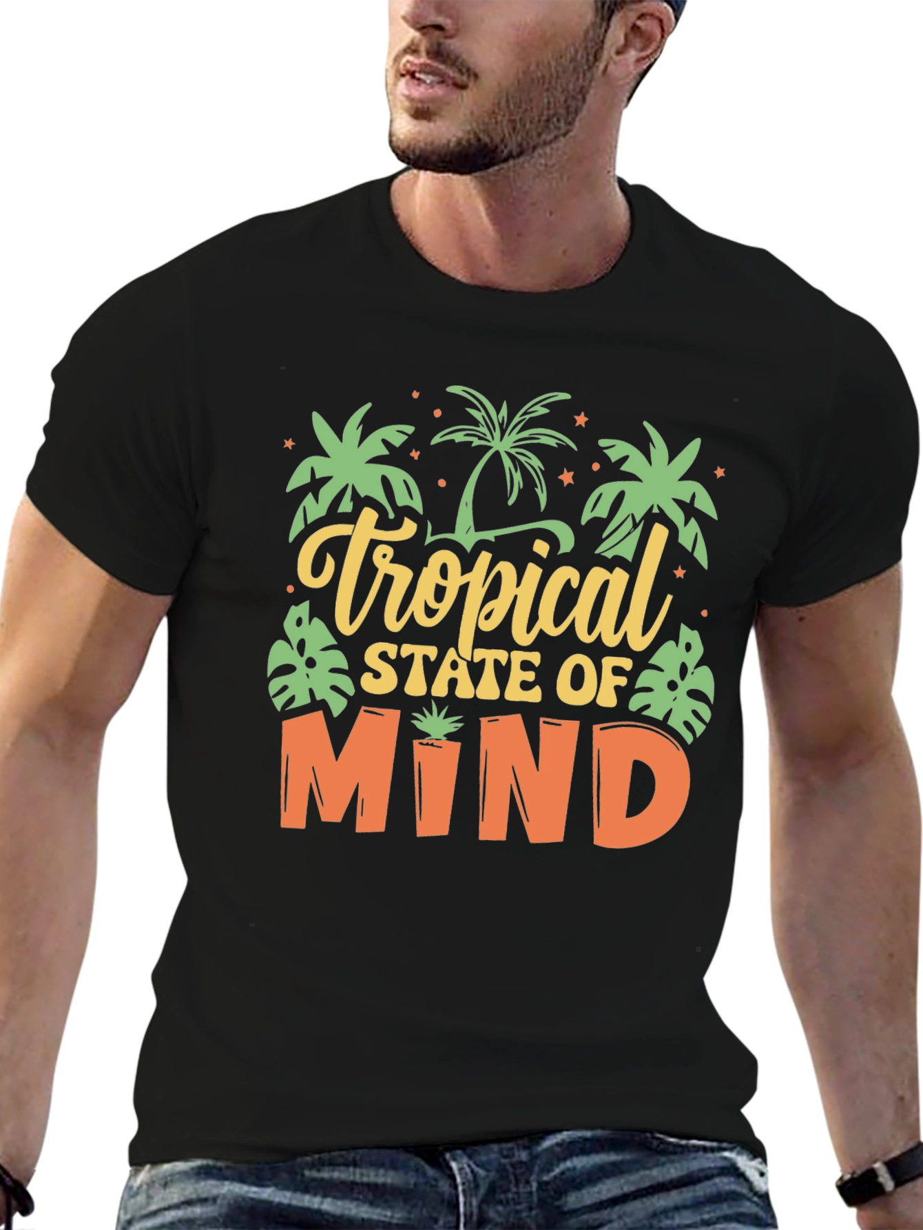 Tropical State of Mind Graphic T-Shirt
