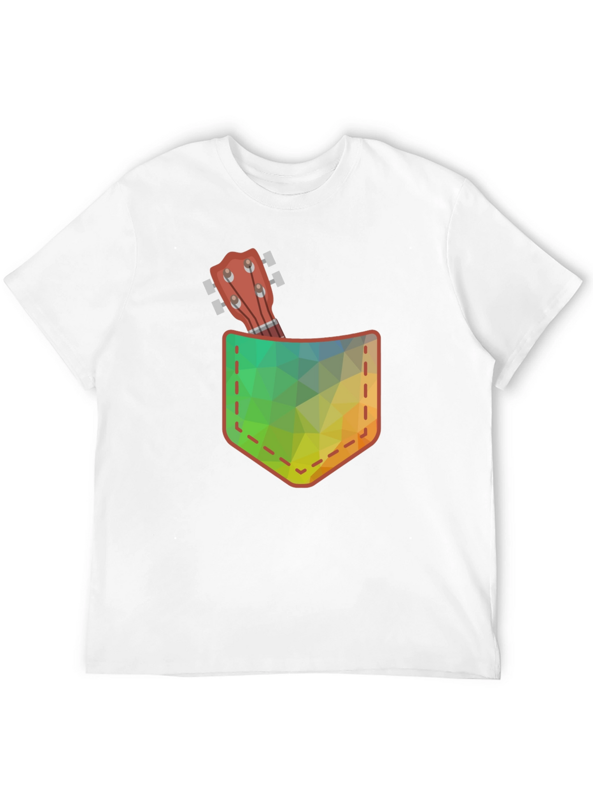 Pocket Ukulele Graphic Tee - Casual Comfort