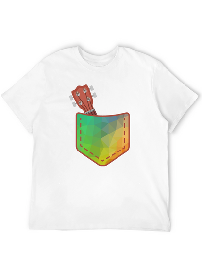 Pocket Ukulele Graphic Tee - Casual Comfort