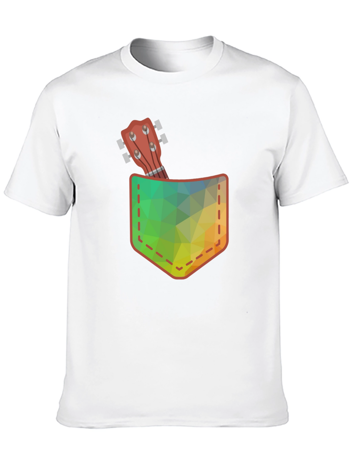 Pocket Ukulele Graphic Tee - Casual Comfort