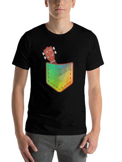 Pocket Ukulele Graphic Tee - Casual Comfort