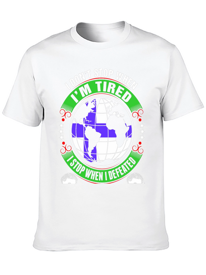Never Quit Globe T-Shirt
