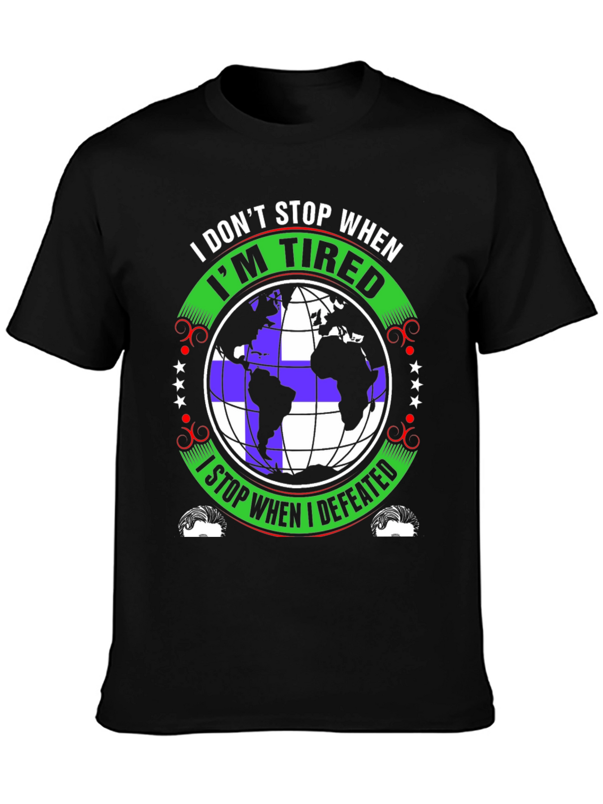 Never Quit Globe T-Shirt