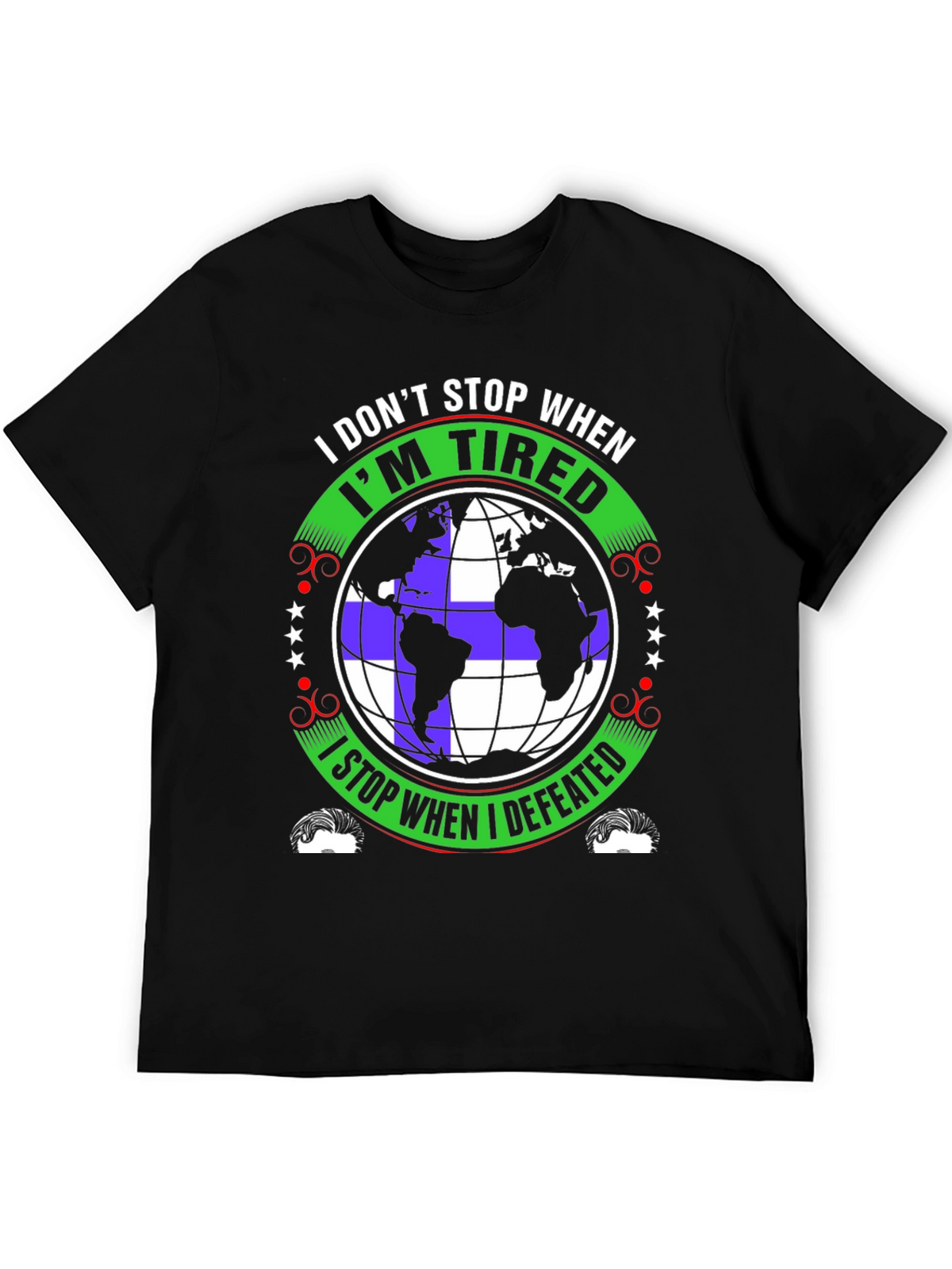 Never Quit Globe T-Shirt