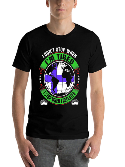 Never Quit Globe T-Shirt