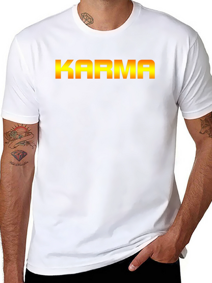 KARMA Graphic T-Shirt - Bold Statement Tee