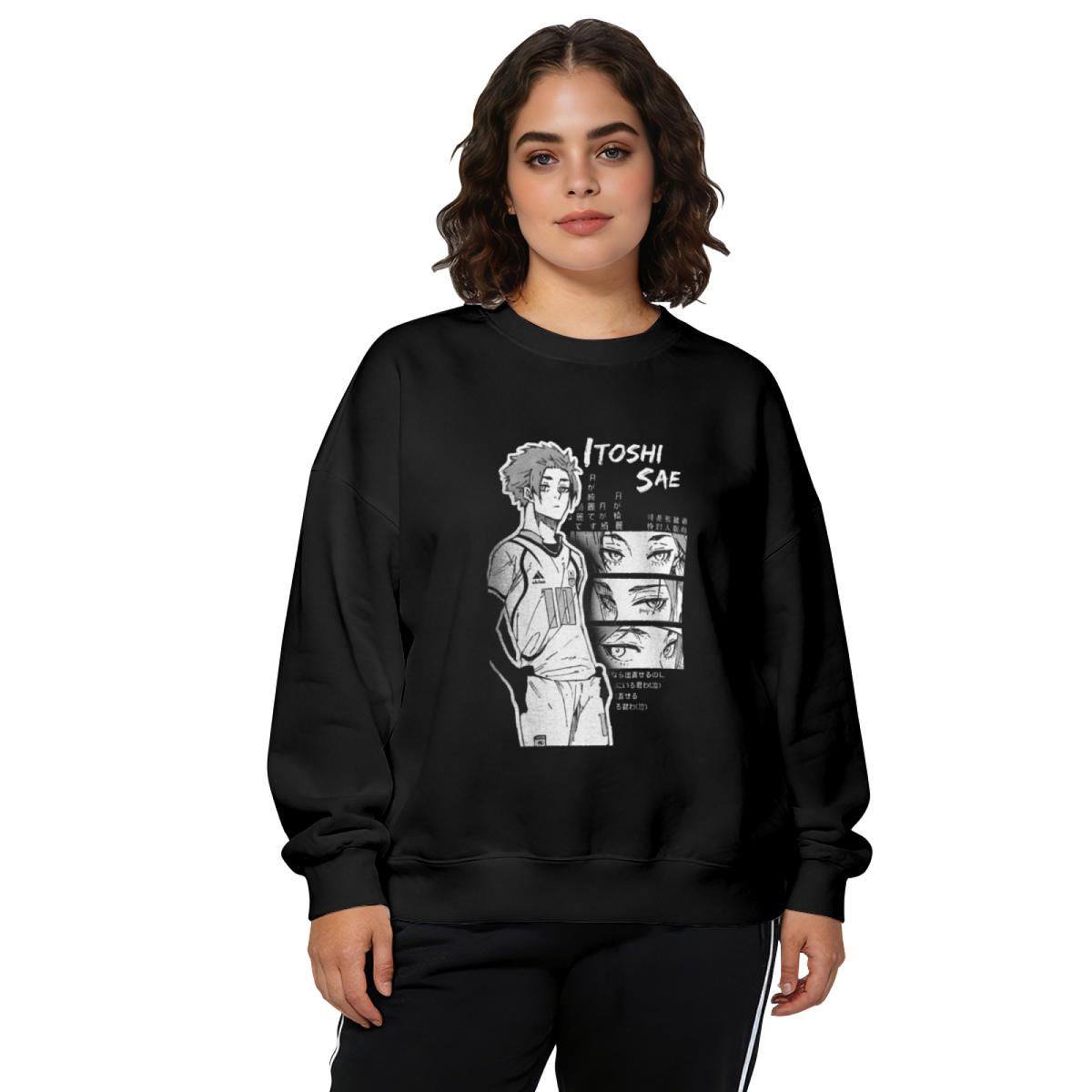 Itoshi Sae Blue Lock Anime Manga Panel Crewneck Sweatshirt