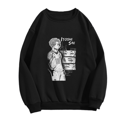 Itoshi Sae Blue Lock Anime Manga Panel Crewneck Sweatshirt