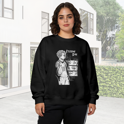 Itoshi Sae Blue Lock Anime Manga Panel Crewneck Sweatshirt