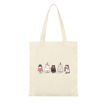Vintage Hand Drawn Lemon Tree Canvas Bag | Fresh Forest Plant Print Versatile Tote