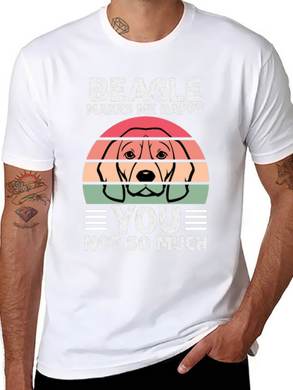 Beagle Makes Me Happy T-Shirt