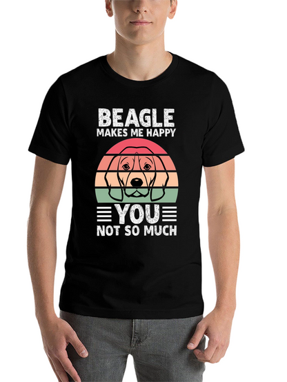 Beagle Makes Me Happy T-Shirt