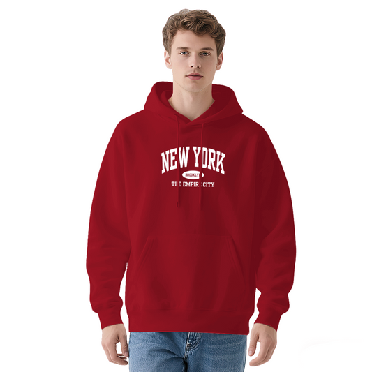 New York Brooklyn Empire City Retro College Hoodie