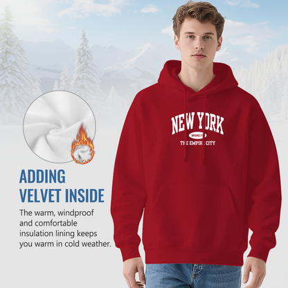 New York Brooklyn Empire City Retro College Hoodie