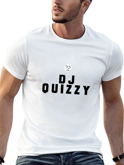DJ Quizzy Black T-Shirt - Music Lover Tee