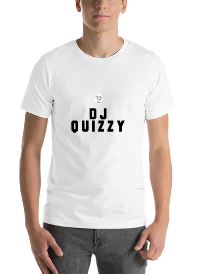 DJ Quizzy Black T-Shirt - Music Lover Tee