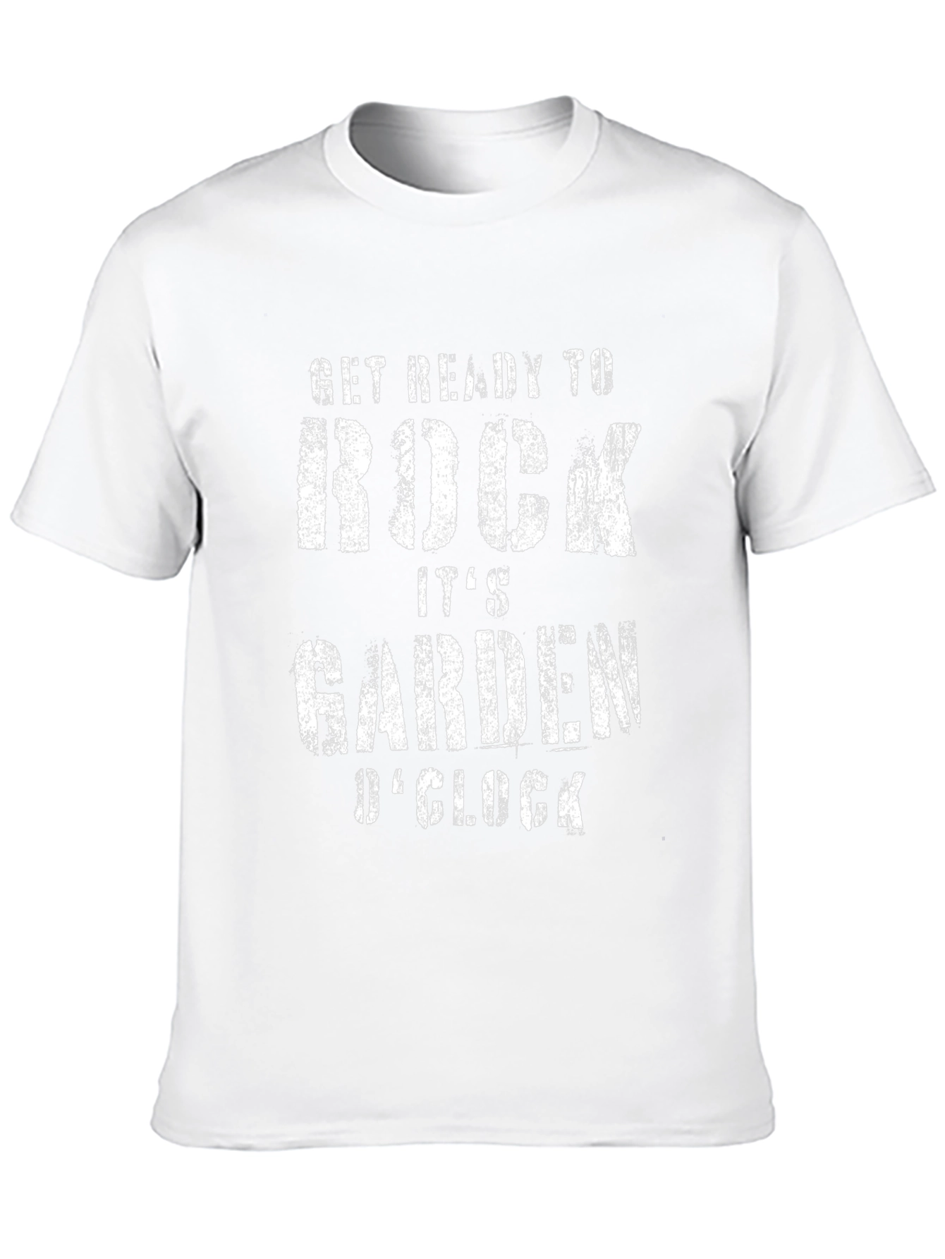 Rock Garden OClock Black Graphic Tee