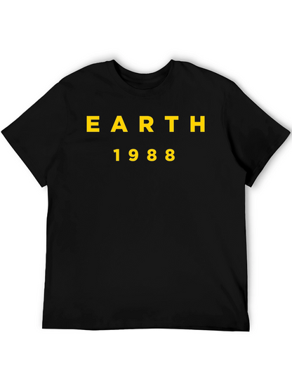 Earth 1988 Graphic T-Shirt - Black