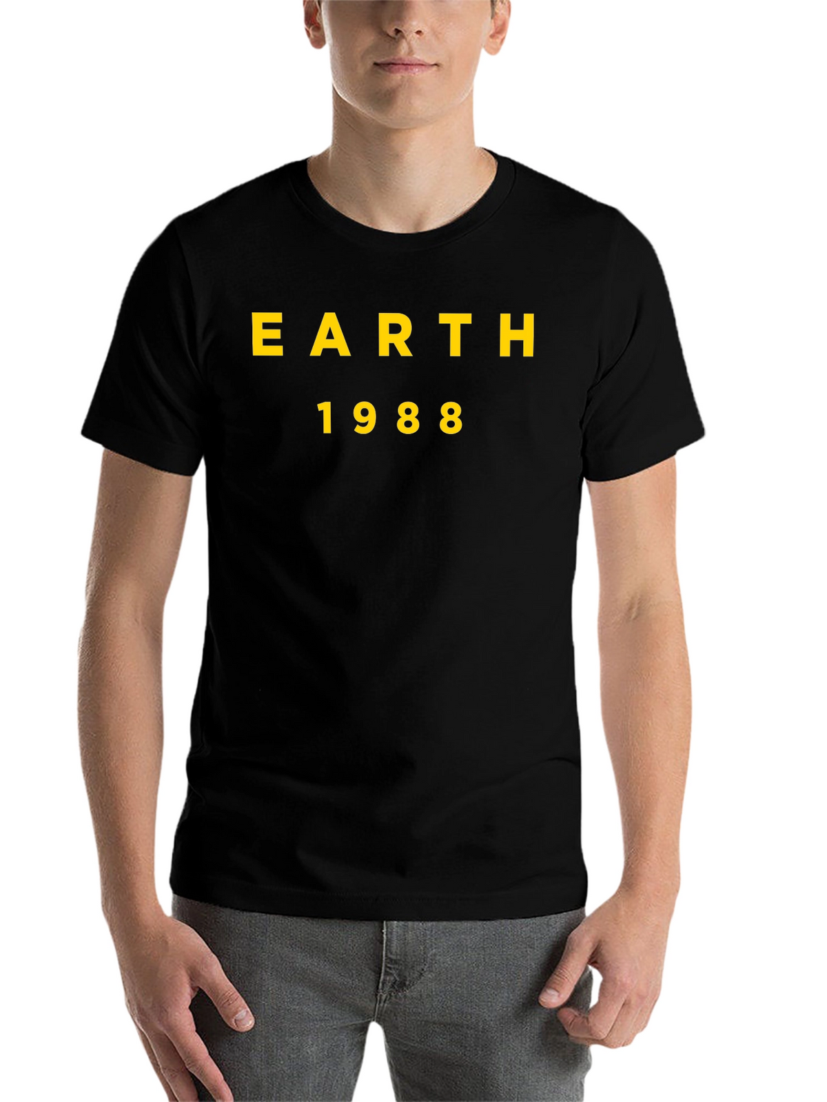 Earth 1988 Graphic T-Shirt - Black
