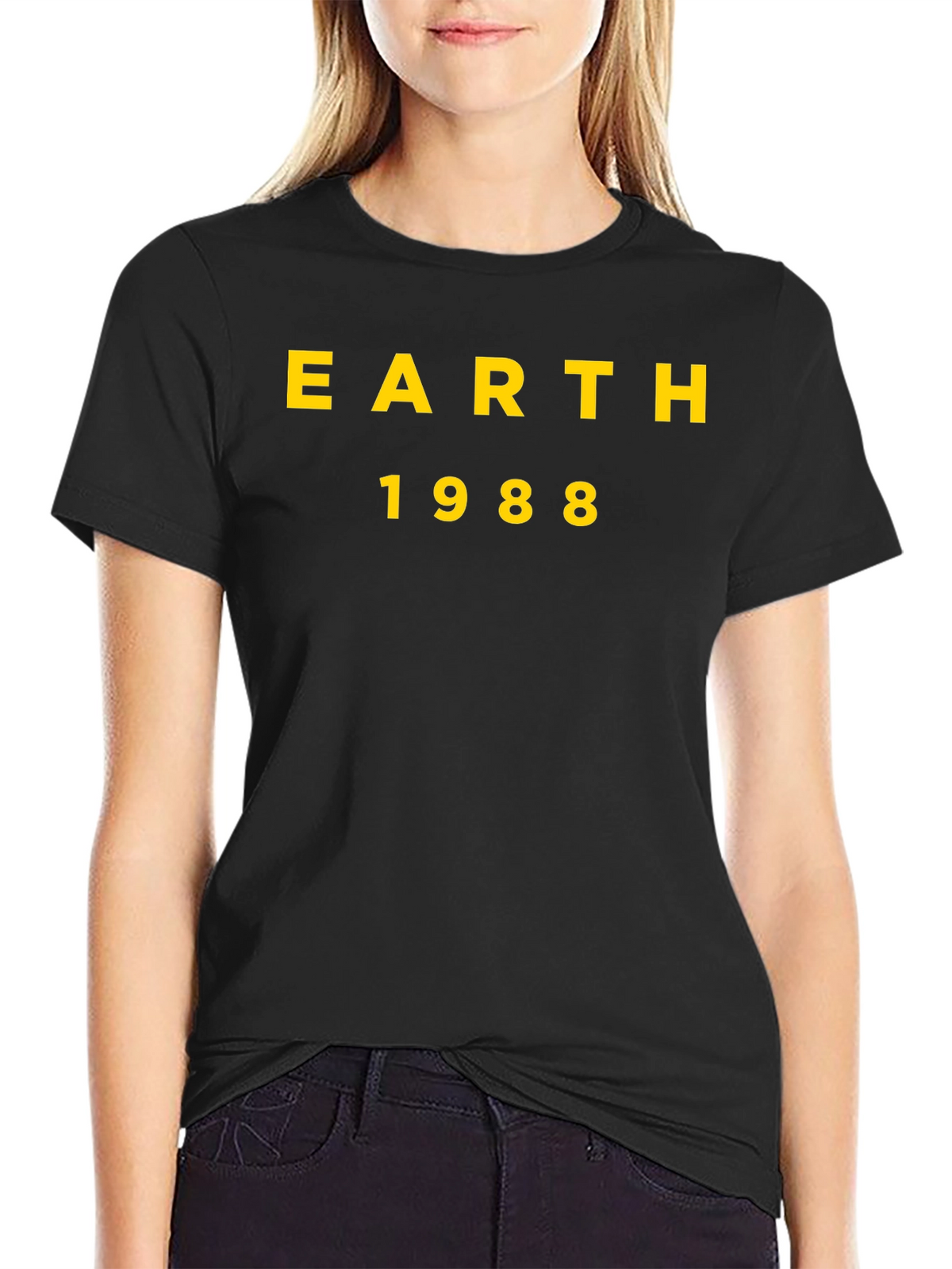 Earth 1988 Graphic T-Shirt - Black