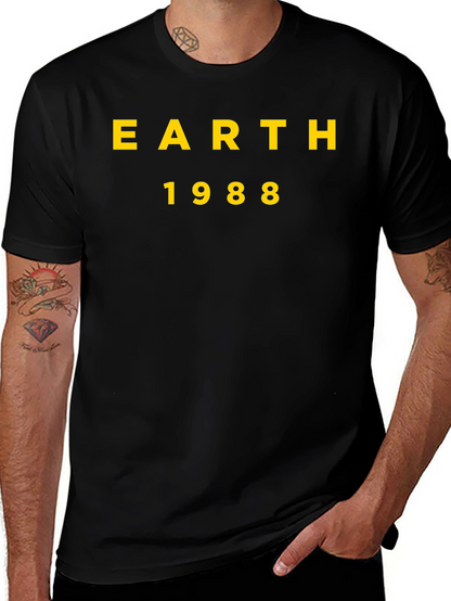Earth 1988 Graphic T-Shirt - Black