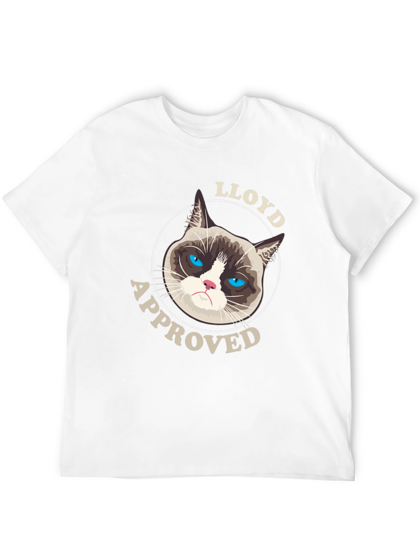 Grumpy Cat Lloyd Approved Black T-Shirt