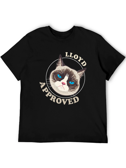 Grumpy Cat Lloyd Approved Black T-Shirt