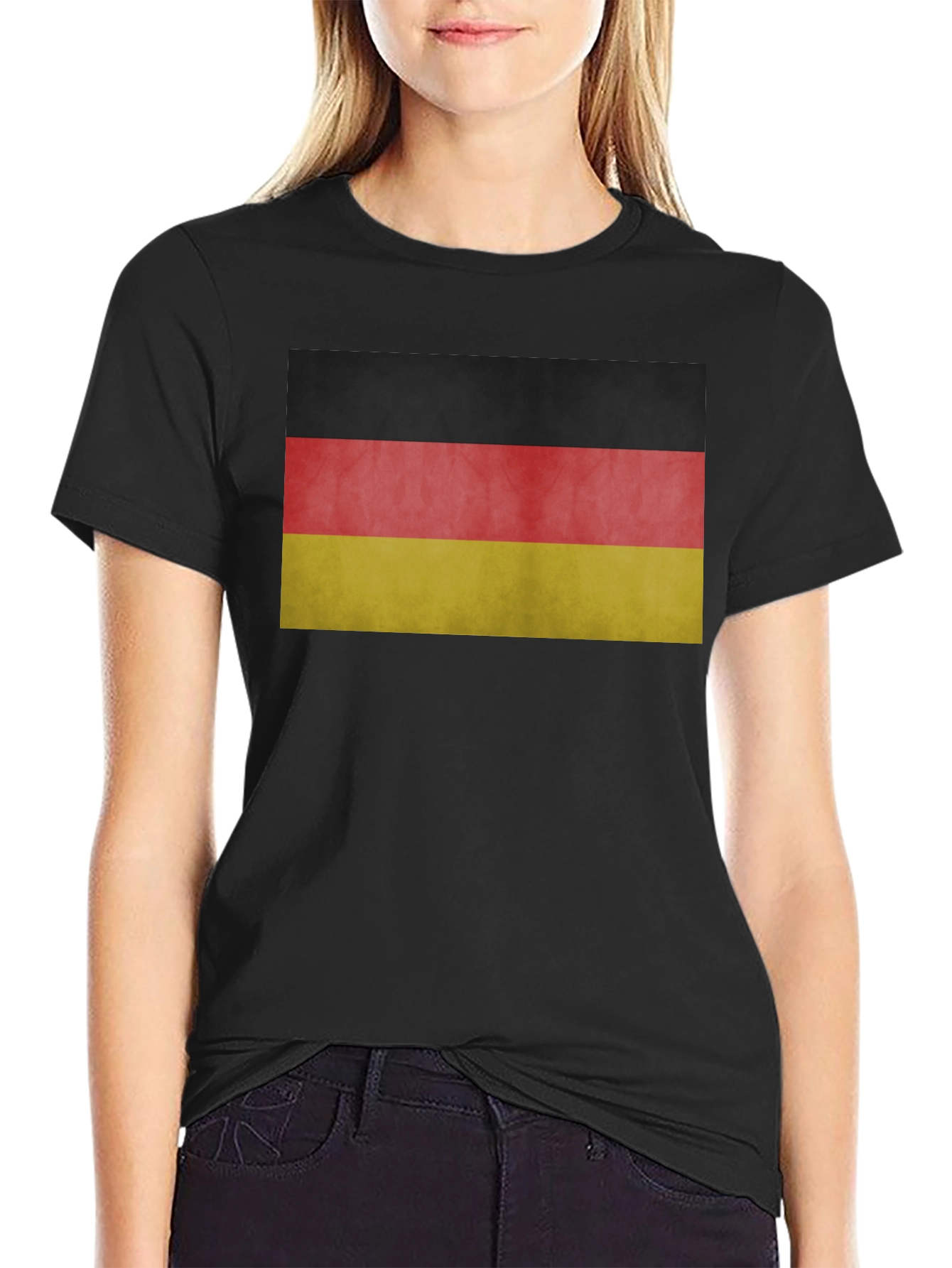 Germany Flag T-Shirt - Black Cotton Tee