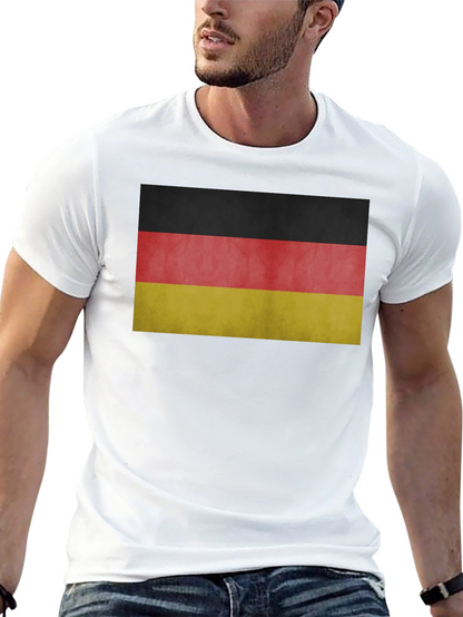 Germany Flag T-Shirt - Black Cotton Tee