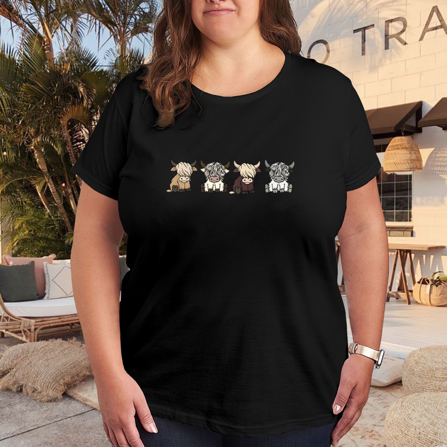 Stylish Pink Panther Boba Streetwear Tee