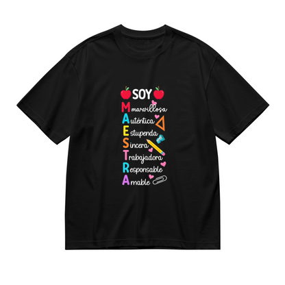 Soy Maestra Spanish Teacher Proud Graphic Tee