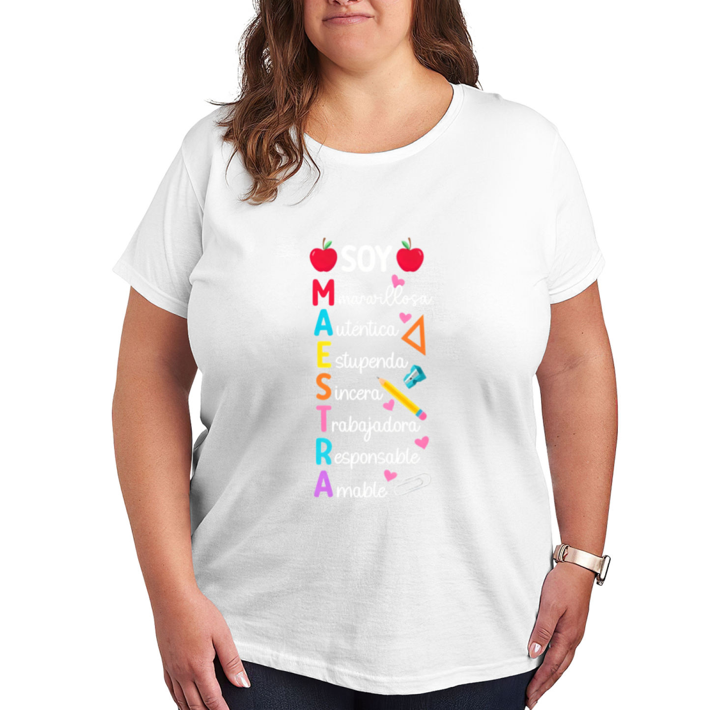 Soy Maestra Spanish Teacher Proud Graphic Tee
