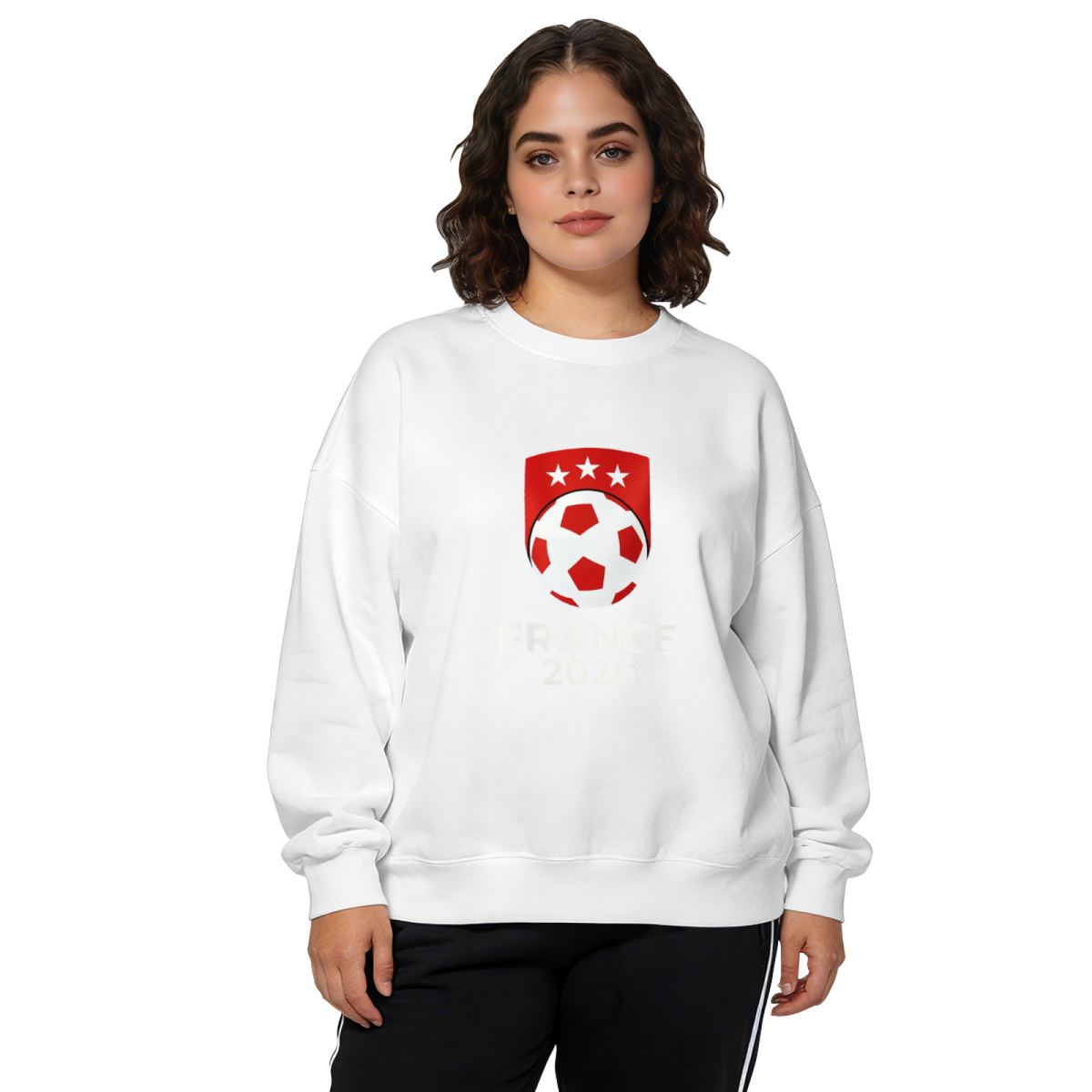 France 2026 Football Fan Graphic Crewneck Sweatshirt