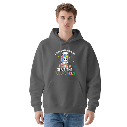 Funny Baking Unicorn Graphic Pullover Hoodie