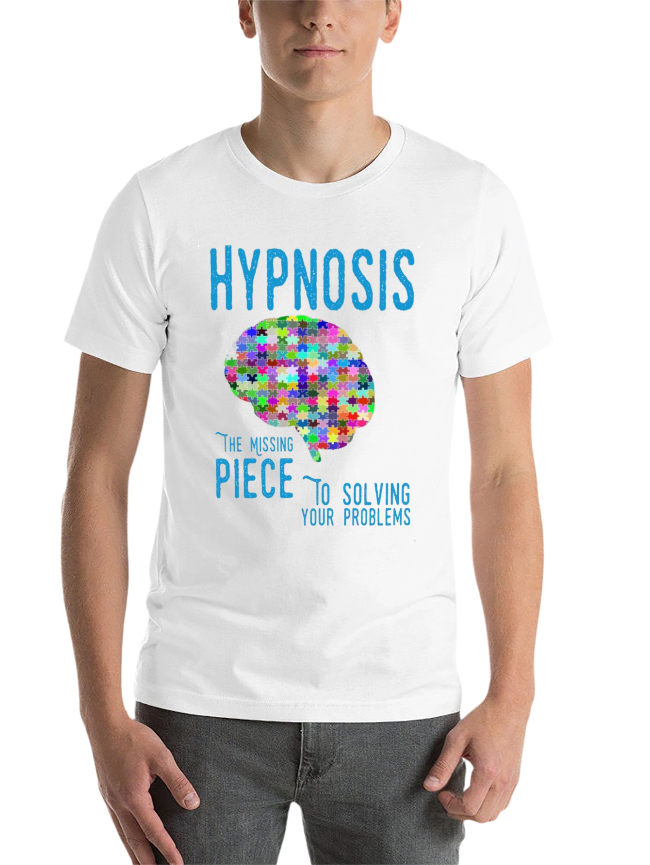 Hypnosis Brain Puzzle T-Shirt: Solve Your Problems